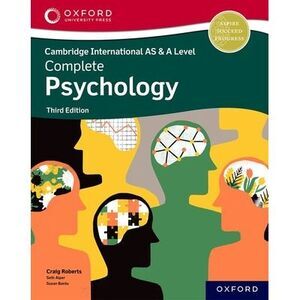 Psychology for Cambridge International as and a Level 3rd Edition -- Roberts